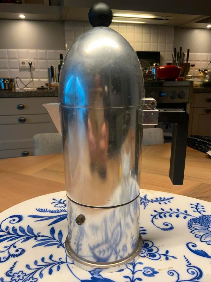 Alessi Cupola Percolator 6 kops Espresso Moka Express, Witgoed en Apparatuur, Koffiezetapparaten, Zo goed als nieuw, Espresso apparaat