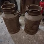 Oude melkbussen (2 stuks), Ophalen of Verzenden