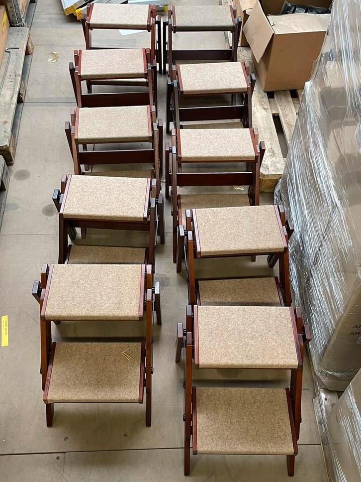 Kleine trapjes, partij 10 stuks, Doe-het-zelf en Verbouw, Ladders en Trappen, Nieuw, Trap, Minder dan 2 meter, Opvouwbaar of Inschuifbaar