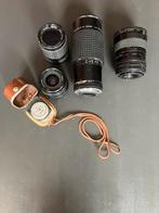 4 objectieven & belichtsmeter, Audio, Tv en Foto, Fotografie | Lenzen en Objectieven, Ophalen of Verzenden