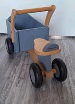 Houten bakfiets / loop fiets, Kinderen en Baby's, Speelgoed | Buiten | Voertuigen en Loopfietsen, Ophalen, Zo goed als nieuw, Loopfiets