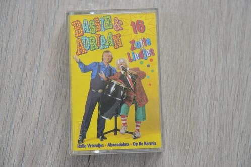 MC = BASSIE & ADRIAAN = 16 ZOTTE LIEDJES, Cd's en Dvd's, Cassettebandjes, Origineel, Kinderen en Jeugd, 1 bandje, Verzenden