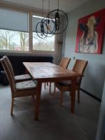 Eettafel Teak, Ophalen, Teakhout, 50 tot 100 cm, Zo goed als nieuw