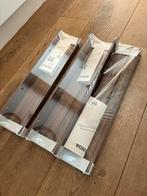 IKEA Mosslanda 3x schilderijenplank walnootpatroon, Huis en Inrichting, Woonaccessoires | Wandplanken en Boekenplanken, Ophalen
