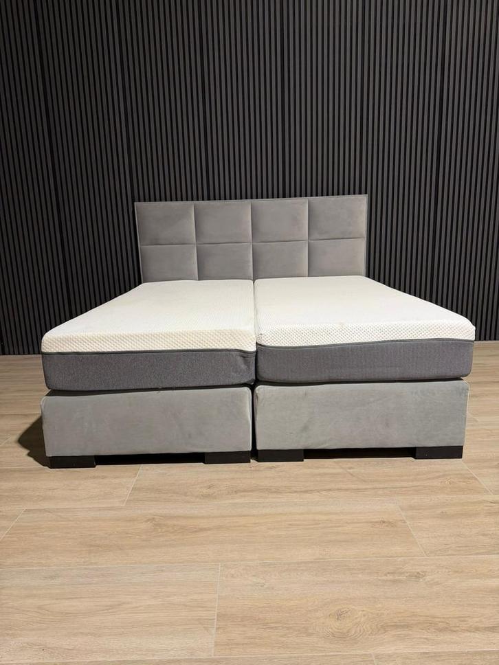 Emma Boxspring 180x200 - Comfortabel en Stijlvol!, Huis en Inrichting, Slaapkamer | Bedden, Zo goed als nieuw, Tweepersoons, 180 cm