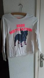 Leuk shirt met print - Maat 134, Kinderen en Baby's, Ophalen of Verzenden, Zo goed als nieuw, Meisje, Shirt of Longsleeve