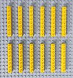 LEGO Parts Yellow / Geel Technic, Brick 1 x 8 Holes 3702, Ophalen of Verzenden, Zo goed als nieuw, Losse stenen, Lego