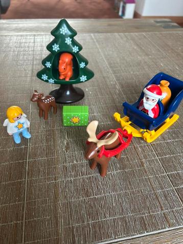 Kerstman in arreslee 1-2-3 Playmobil beschikbaar voor biedingen