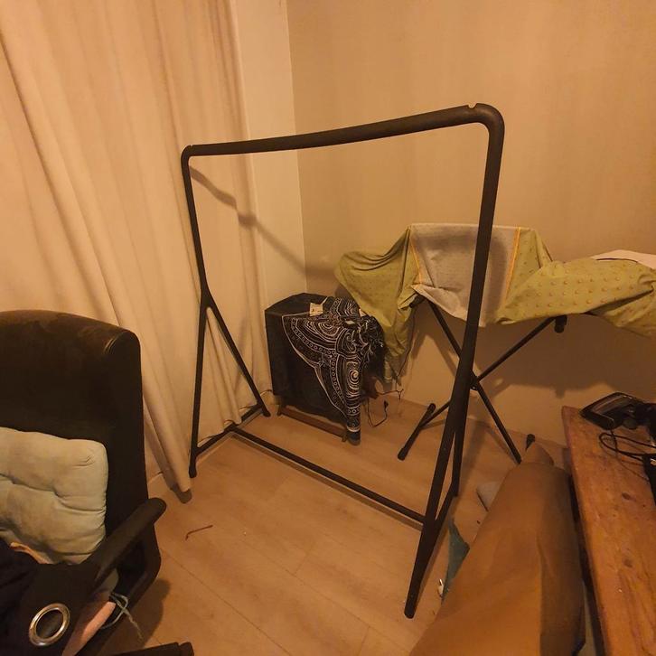 Kledingrek - Zwart (used), Kleding | Dames, Kledingrekken, Gebruikt, Ophalen