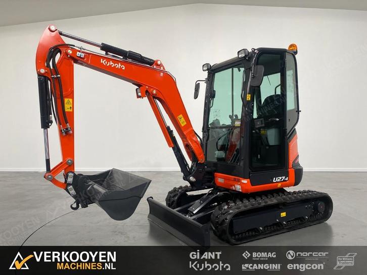 2025 Kubota U27-4 Hi-spec VK10180, Zakelijke goederen, Machines en Bouw | Kranen en Graafmachines, Graafmachine