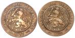 Willem 3 - 2x oude 2,5 cent 1877 en 1880 zf/zf+ (5932, Postzegels en Munten, Munten | Nederland, Ophalen of Verzenden, Koning Willem III