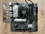 Asus Prime B560M-A + intel Core i5 11600K + 16 GB DDR4, Ophalen of Verzenden, Zo goed als nieuw, DDR4