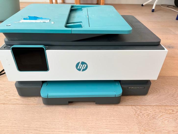 HP OfficeJet Pro 8025 Printer-Scan incl 2 zwarte cartridges, Computers en Software, Printers, Gebruikt, All-in-one, Inkjetprinter