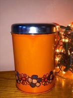 Vintage Brabantia blik voorraadbus oranje retro, Ophalen of Verzenden, Gebruikt, Overige, Overige merken