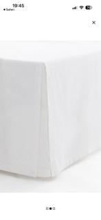 Linnen bedrok 140x200 h&m, Huis en Inrichting, Wit, Overige typen, Tweepersoons, Ophalen of Verzenden