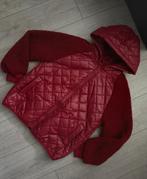 Burgundy jas met teddy mouwen maat M, Kleding | Dames, Jassen | Winter, Maat 38/40 (M), Nieuw, Ophalen of Verzenden, Onbekend
