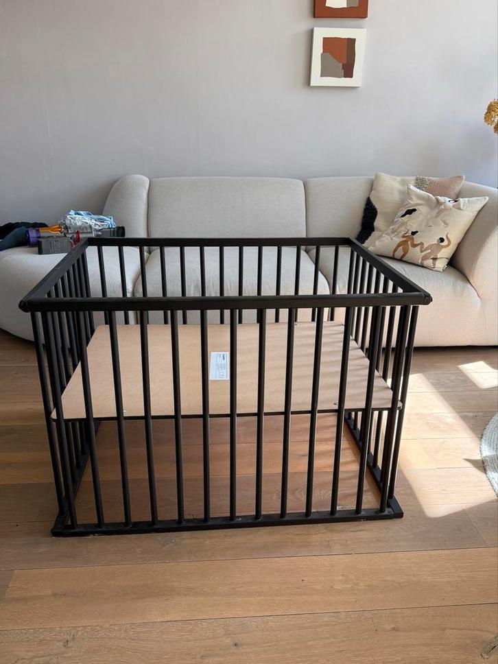 Babybox, Kinderen en Baby's, Boxen, Gebruikt, Vierkant, In hoogte verstelbaar, Ophalen