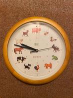Kookoo Kidsworld Kinderklok met Geluid, Huis en Inrichting, Ophalen of Verzenden, Gebruikt, Analoog, Wandklok