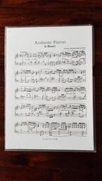 Piano Mozart. Andante en Adagio en Menuet., Muziek en Instrumenten, Gebruikt, Klassiek, Ophalen of Verzenden, Artiest of Componist