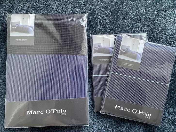 Essenza Marc O'Polo Dekbedovertrek 260, Huis en Inrichting, Slaapkamer | Beddengoed, Nieuw, Dekbedovertrek, Tweepersoons, Blauw