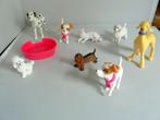 Barbie e.a. # 8 honden en katten + mand, Ophalen of Verzenden, Zo goed als nieuw, Barbie