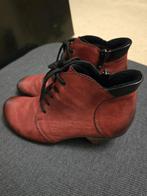 Mooie bordeaux- zwarte Rieker enkellaarzen te koop, Ophalen of Verzenden, Zo goed als nieuw, Zwart