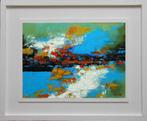 “Abstract landschap. Blauw” Schilderij, Verzenden
