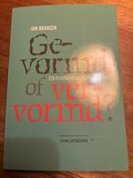 Ge-vormd of Ver-vormd? - Jan Bransen, Ophalen of Verzenden, Gelezen, Niet van toepassing