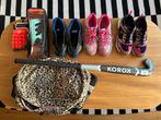 Complete hockeyset (meisje) – 3 paar schoenen, tas & meer, Sport en Fitness, Hockey, Ophalen, Gebruikt, Overige typen