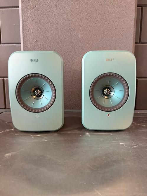 KEF LSX II LT - Sage Green (Nieuw - open doos), Audio, Tv en Foto, Luidsprekers, Zo goed als nieuw, Front, Rear of Stereo speakers