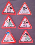 Vintage Baby aan Boord Stickers & schoonmoeder aan boord 6x, Verzenden