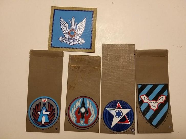 IDF air force mouwemblemen, Verzamelen, Militaria | Algemeen, Ophalen of Verzenden
