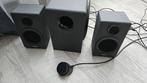Logitech Z333 speakerset met subwoofer, Computers en Software, Pc speakers, Ophalen, Zo goed als nieuw, Audiokanaal 2.1, Logitech Z333