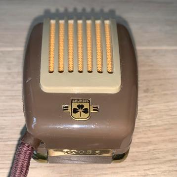 Vintage Grundig Dynamische Microfoon GDM10 uit jaren’60 ZGAN beschikbaar voor biedingen