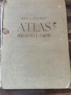 Bos-Zeeman Atlas der Gehele Aarde, Gelezen, Overige atlassen, Ophalen of Verzenden, 1800 tot 2000