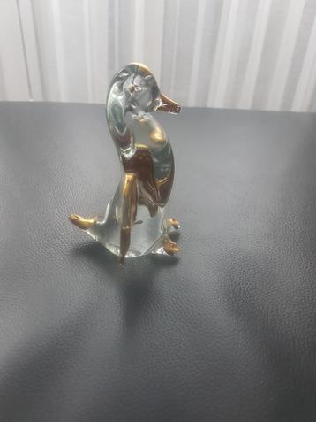 Mini beeldje Pinguin van glas - Vintage beschikbaar voor biedingen