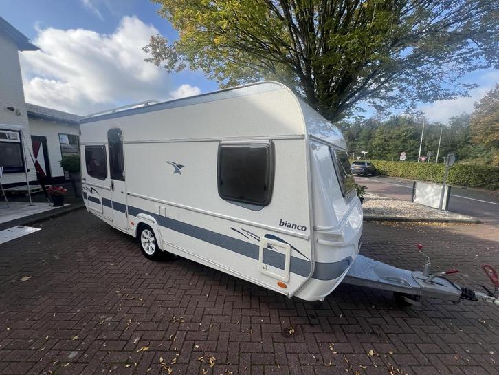 Fendt Bianco Classico 495 TFB, Caravans en Kamperen, Caravans, Bedrijf, tot en met 4, Rondzit, Fendt, Frans bed, Overige typen