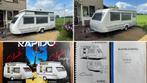 Rapido Caravan Club 42T + praktisch nieuwe voortent en mover, 70 kg, Luifel, Treinzit, 750 - 1000 kg