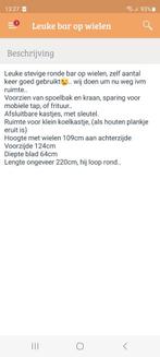 mooie ronde bar, Ophalen, Gebruikt