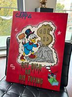 Dagobert Duck Schilderij | Alec Monopoly Stijl, Antiek en Kunst, Kunst | Schilderijen | Modern, Ophalen of Verzenden