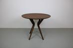 Artisan Lakri round tafel, 100 cm, kersenhout, 50 tot 100 cm, Nieuw, Rond, Vier personen