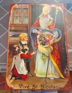 Grote ijzeren sinterklaas wanddecoratie, Diversen, Ophalen of Verzenden, Zo goed als nieuw