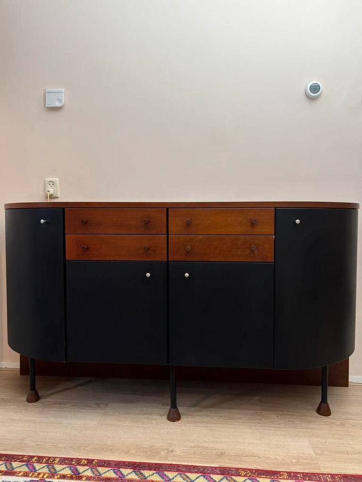 Vintage Midcentury dressoir, Huis en Inrichting, Kasten | Dressoirs, Zo goed als nieuw, 25 tot 50 cm, Ophalen