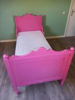 Roze bopita bed 90x200 cm, Ophalen, 85 tot 100 cm, Zo goed als nieuw, Matras