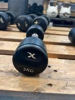 1 x 5 kg rubberen dumbell gewicht, Dumbbell, Gebruikt, Gewicht, 1 x 5 kg