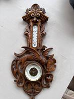 Antieke Black Forest Barometer & Thermometer - Rijk Gesneden, Antiek en Kunst, Ophalen