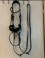 Bridle2fit ZGAN Zwart lack met swarovski frontriem, Dieren en Toebehoren, Paarden en Pony's | Hoofdstellen en Tuigage, Ophalen of Verzenden