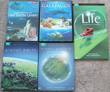 Dvd *** DAVID ATTENBOROUGH *** 5 stuks beschikbaar voor biedingen