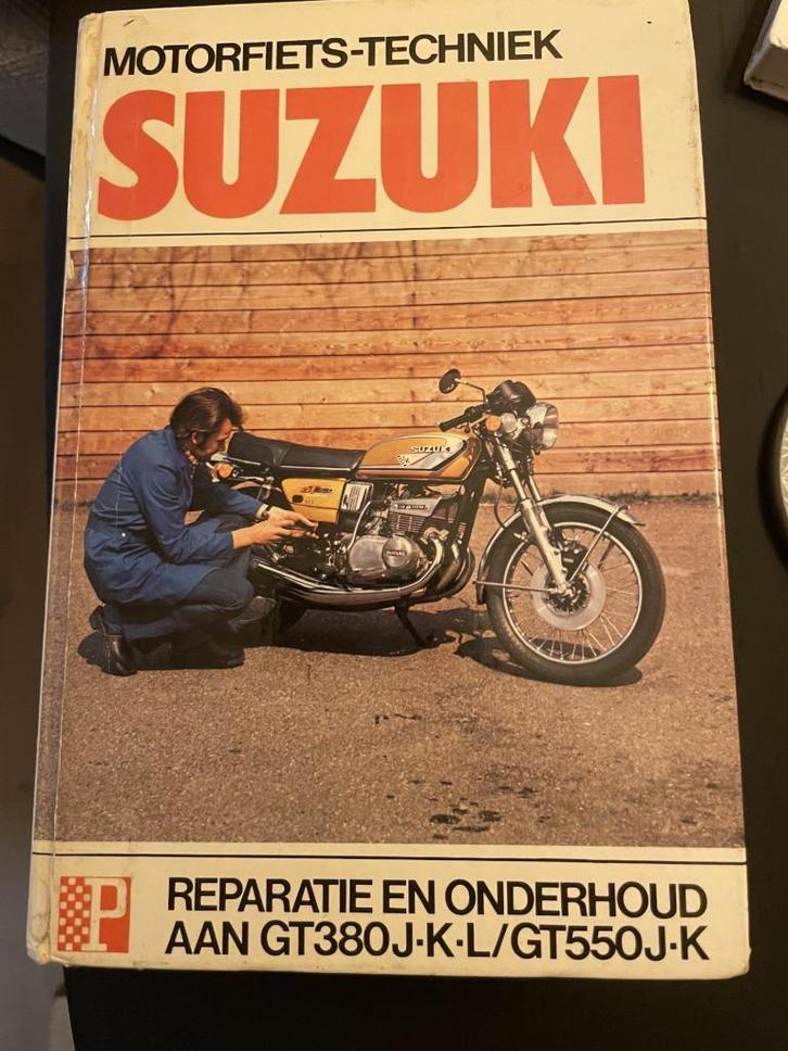 werkplaatshandboek SUZUKI GT380 GT550; 17,95 euro, Motoren, Handleidingen en Instructieboekjes, Suzuki, Ophalen of Verzenden