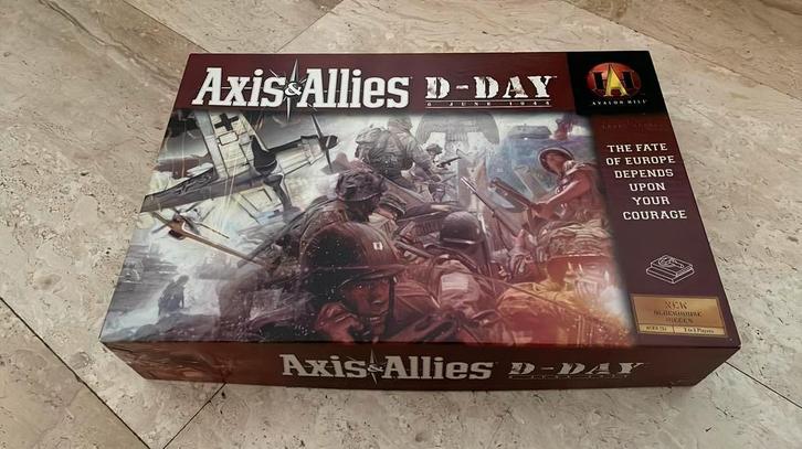 Axis & Allies D-Day in nieuwstaat, Hobby en Vrije tijd, Gezelschapsspellen | Bordspellen, Zo goed als nieuw, Ophalen of Verzenden